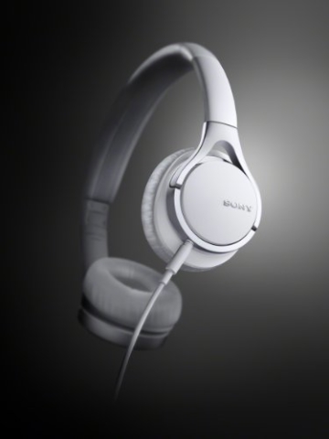 Sony MDR-10RC faltbarer High Resolution Kopfhörer (integrierte Fernbedienung mit Mikrofon, 100dB/mW) weiß - 